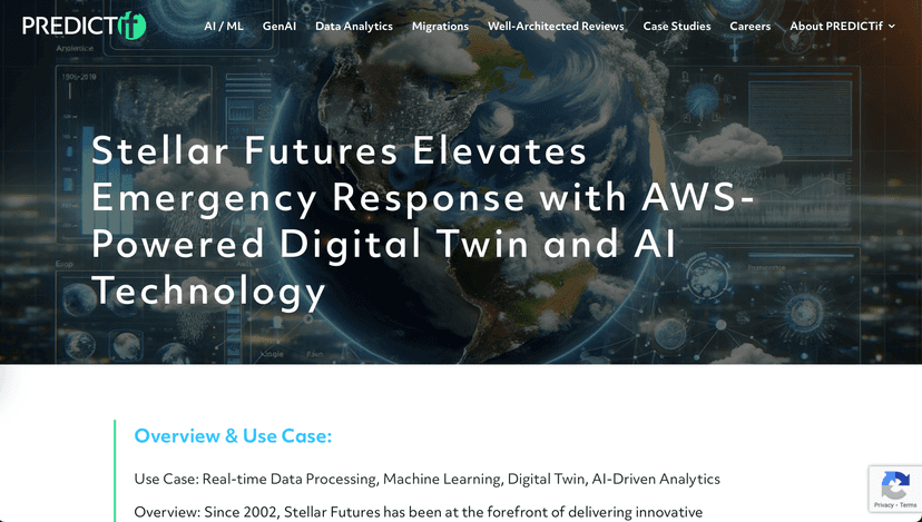 Stellar Futures Elevates Emergency Response with AWS-Powered Digital Twin and AI Technology